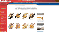 Desktop Screenshot of martialboutique.com